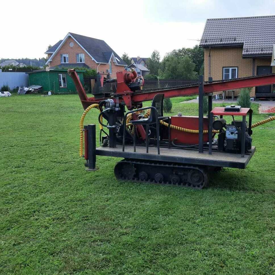 Транспортировка буровой к месту выполнения работ при инженерно-геологических изысканиях под строительство дома Изыскания в стесненных условиях